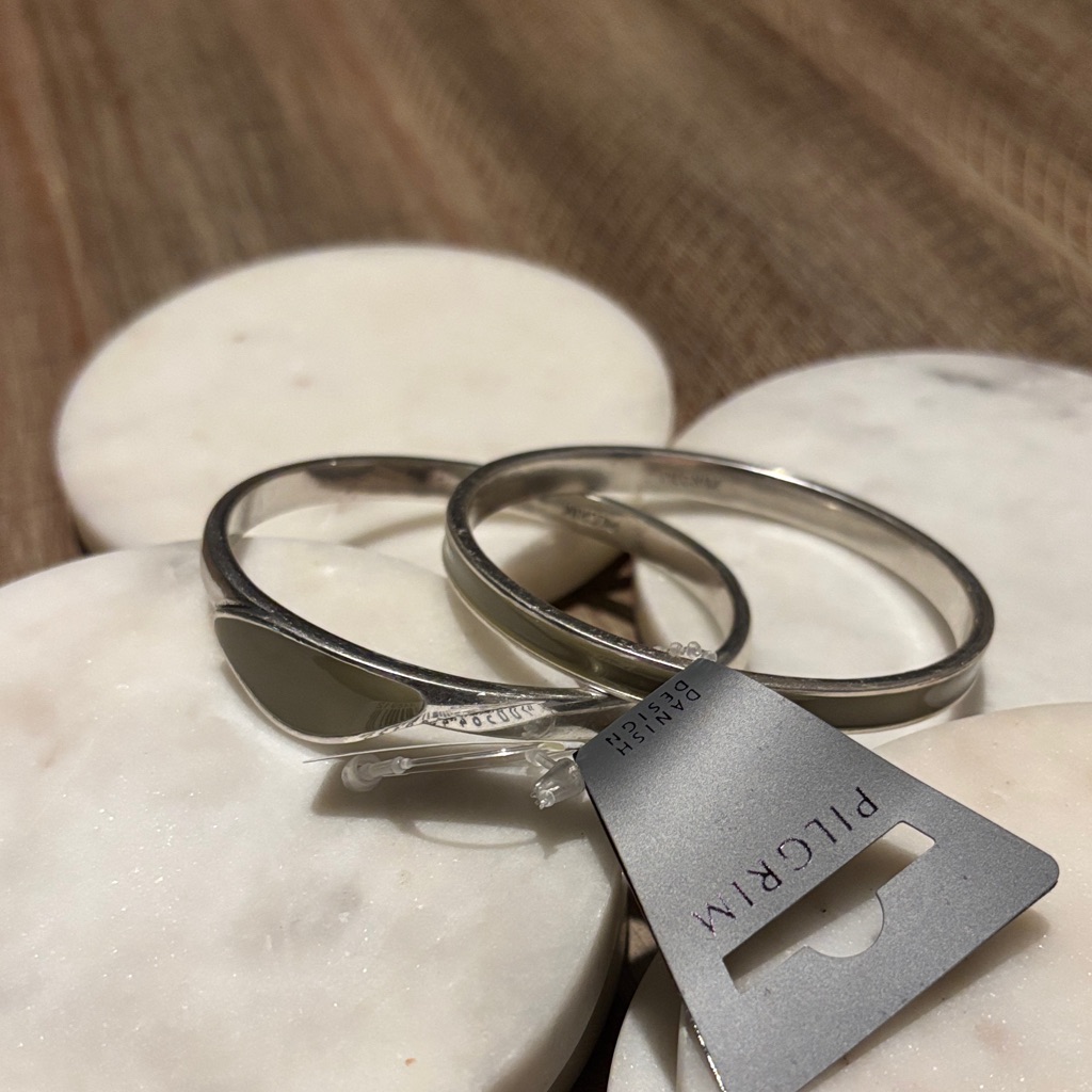 (#6) Pilgrim Shiny Silver Bracelet Duo